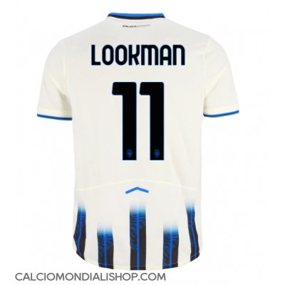 Maglie da calcio Atalanta Ademola Lookman #11 Seconda Maglia 2025-26 Manica Corta Maglie da calcio Atalanta Ademola Lookman #11 Seconda Maglia 2025-26 Manica Corta